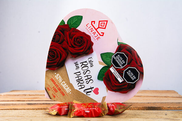 CORAZON ESTAS ROSAS SON PARA TI X 120 G- COCO