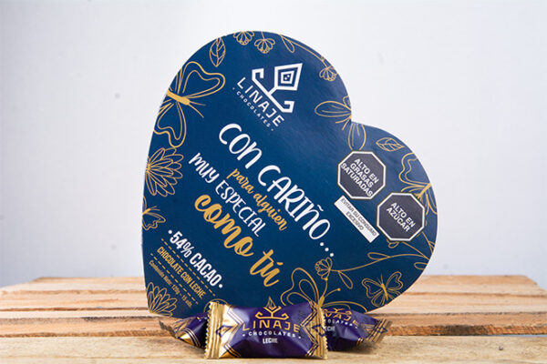 CORAZON CON CARIÑO - AZUL X 120 G - LECHE